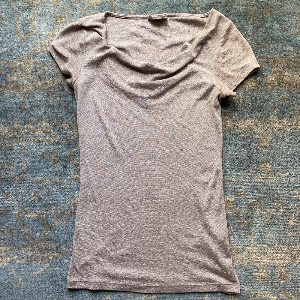 Michael Stars Drape neckline Tee